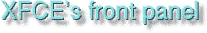 XFCE's front panel